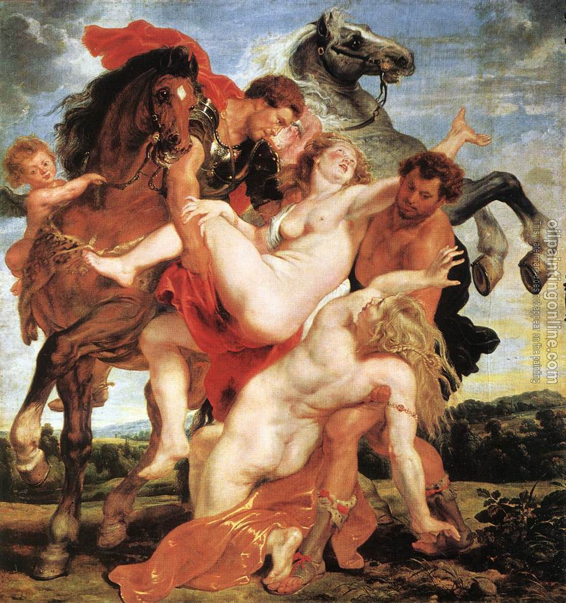 Rubens, Peter Paul - Rape of the Daughters of Leucippus